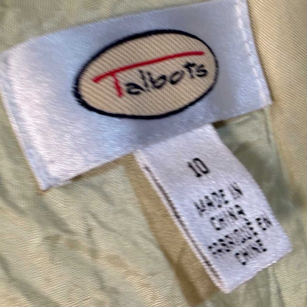 Talbots Floral Botanical V-Neck Sleeveless Shift Dress Size 10 Garden party - Picture 3 of 8